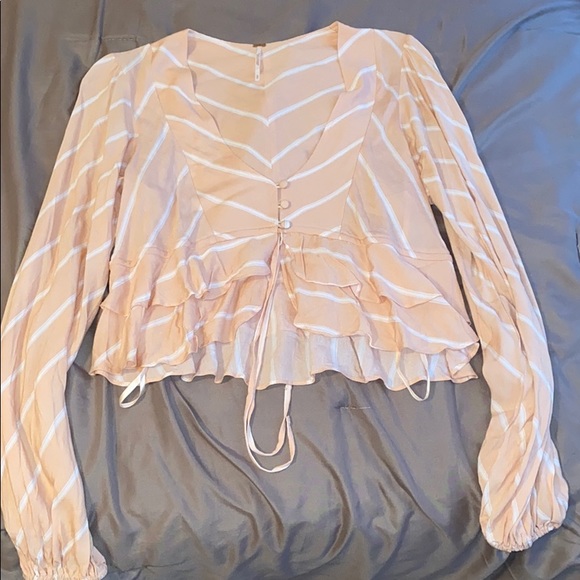 Free people samifran crop long sleeve top - Picture 4 of 7